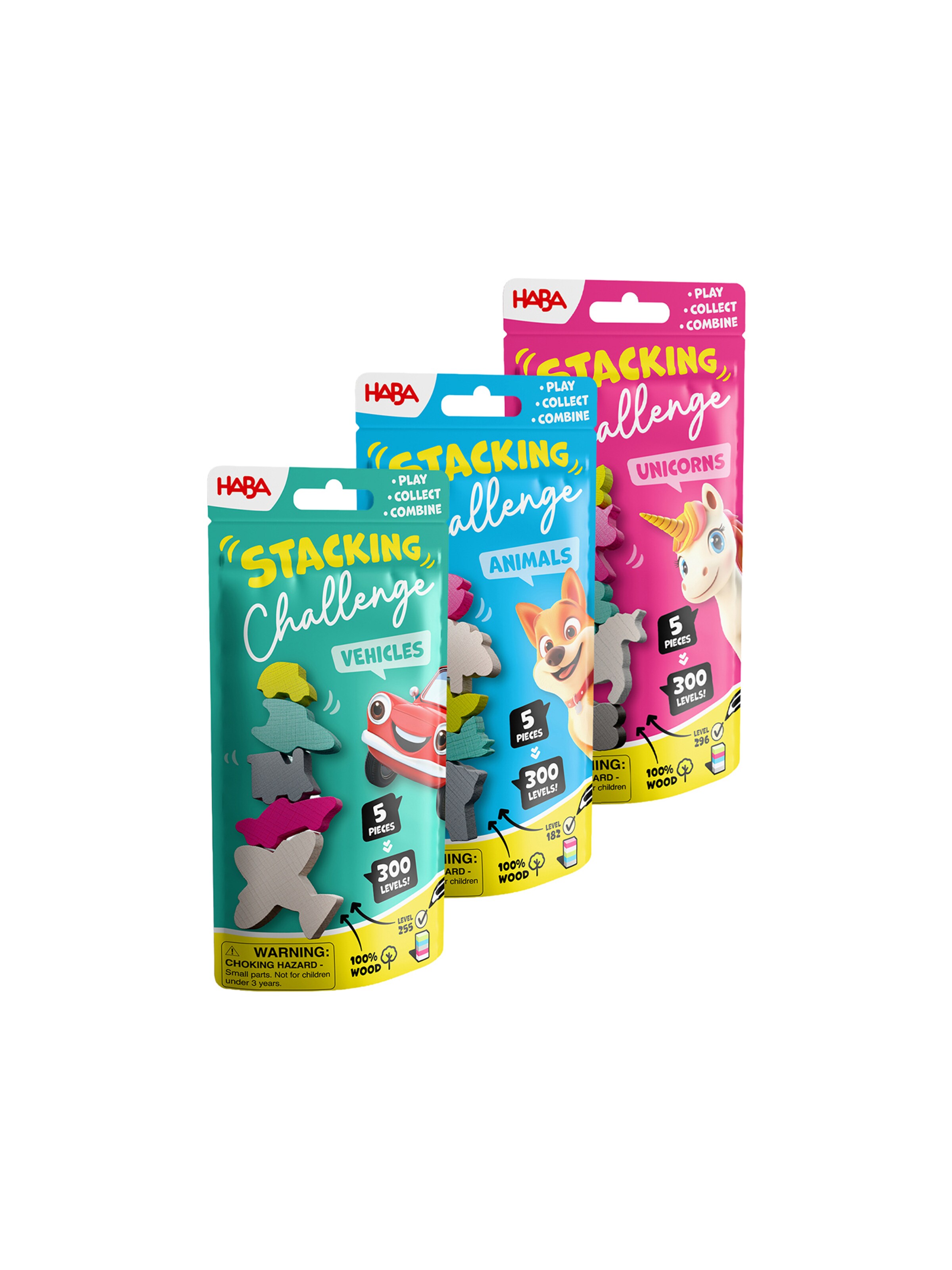 HABA Stapelspielzeug ' HABA Stacking Challenge x3 ' in One Size in mischfarben, Produktansicht