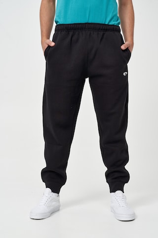 Mikon Loose fit Pants 'Panda' in Black: front