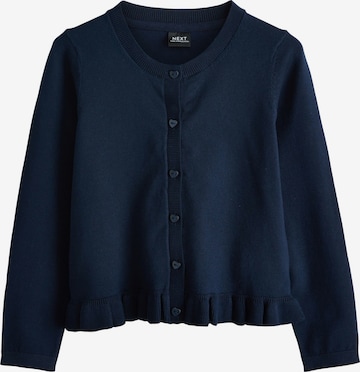 Next Knit Cardigan in Blue: front