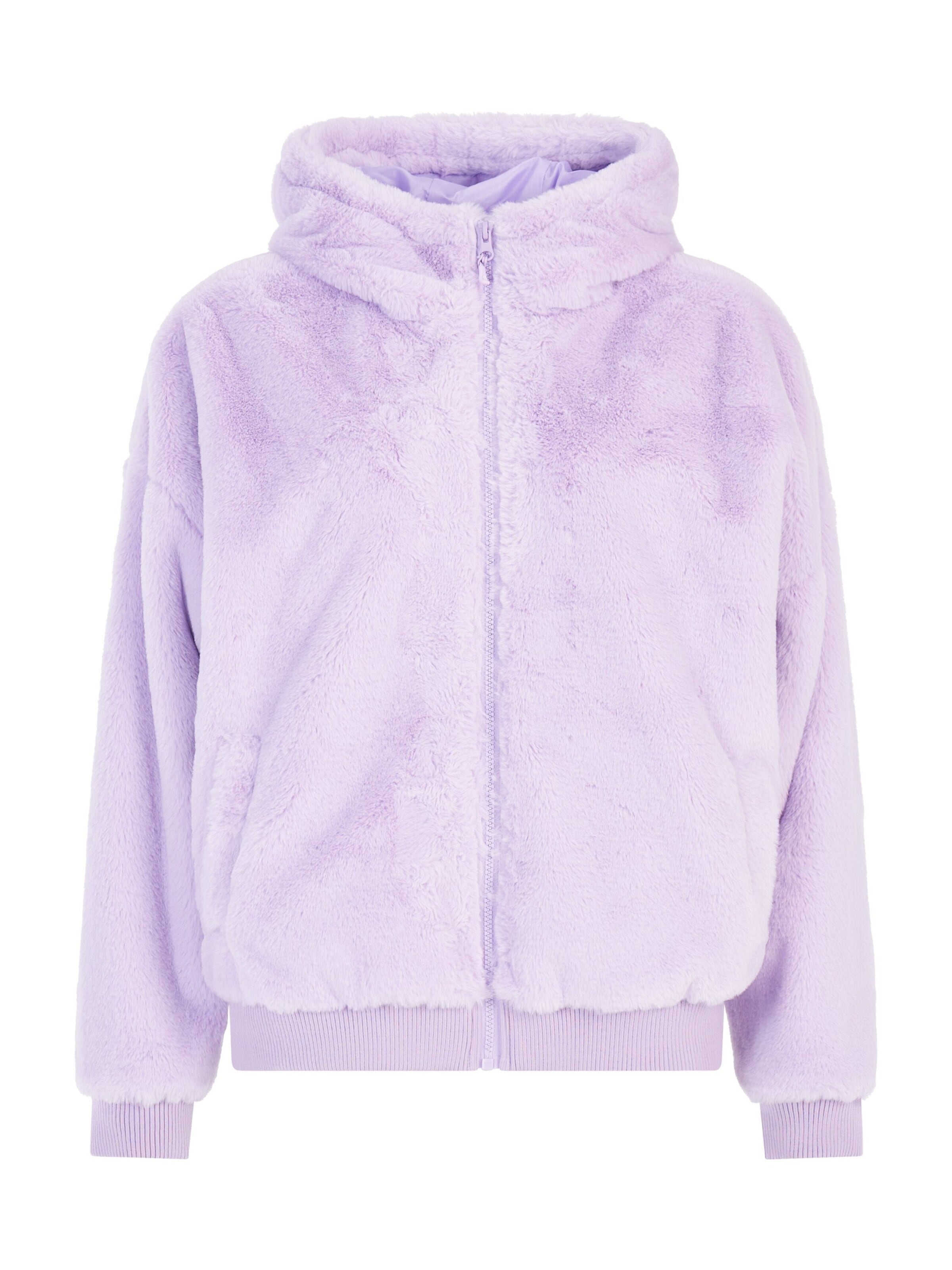 PROTEST Fleece jas 'PRTGolly' in Lila: voorkant