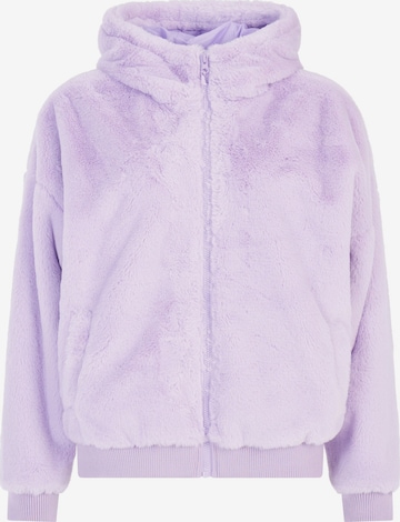 PROTEST Fleece jas 'PRTGolly' in Lila: voorkant