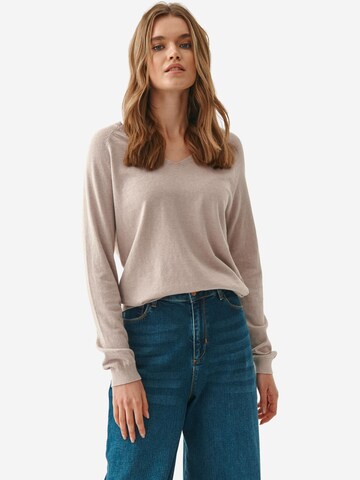 TATUUM Pullover 'BASKO' in Beige: predná strana