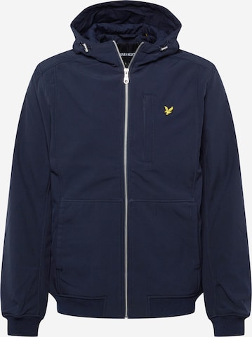 Lyle & Scott Přechodná bunda – modrá: přední strana