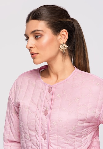 Ombre Between-season jacket in Pink