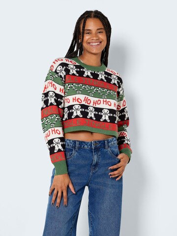 Noisy may Pullover 'Jingle' i grøn: forside