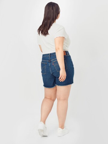 Regular Jeans '501® Original Short' de la Levi's® Plus pe albastru