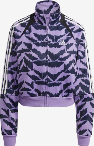 ADIDAS SPORTSWEAR Training Jacket in Purple: front