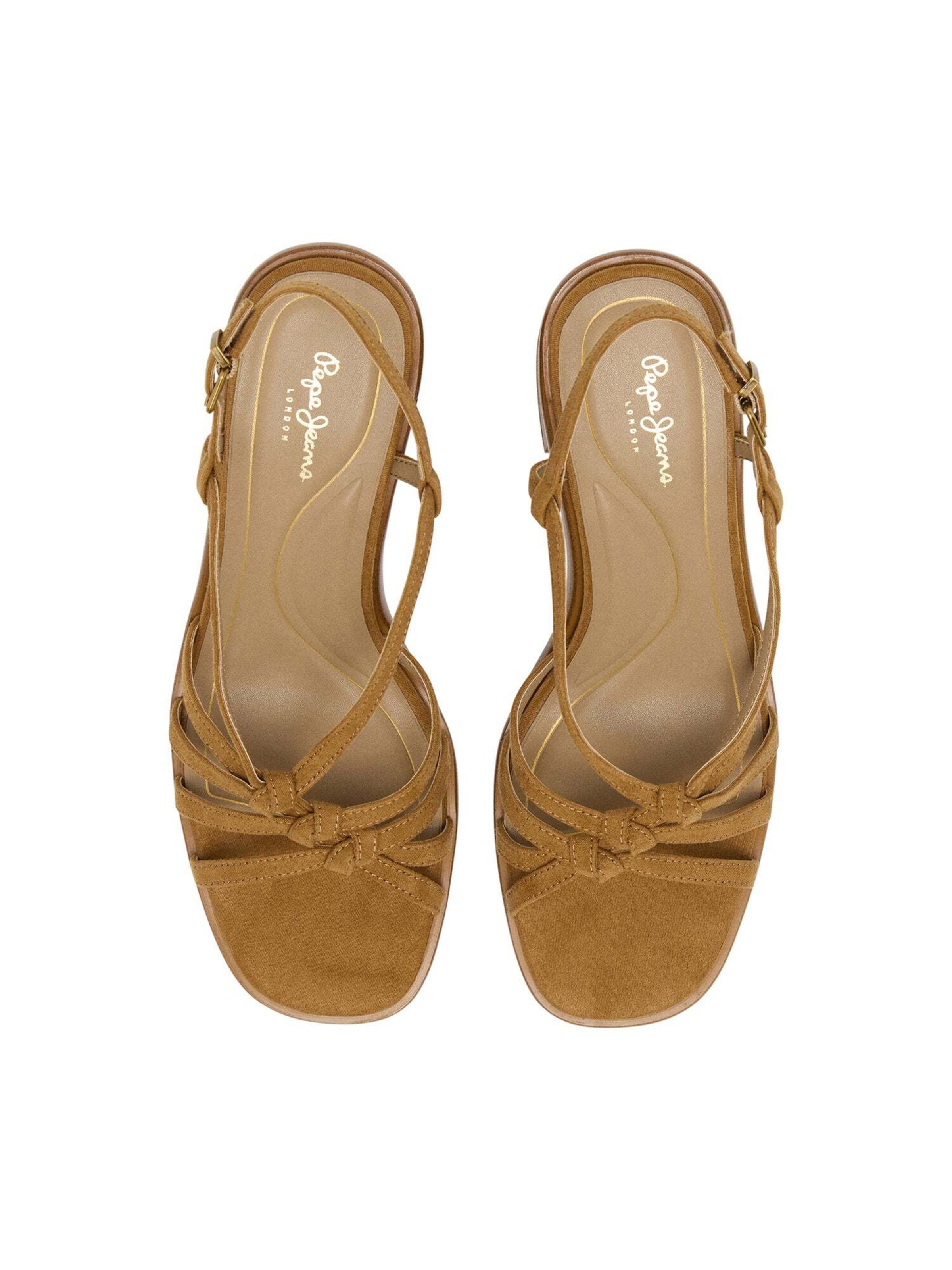Pepe Jeans Strap sandal 'Zowi' in Beige