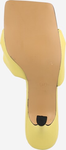 GLAMOROUS Mules in Yellow