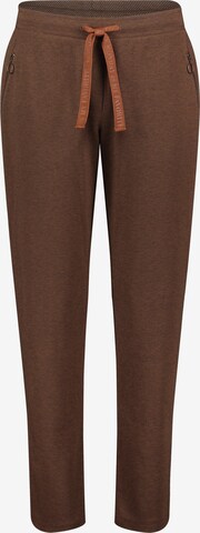 Betty & Co Tapered Pants in Brown: front
