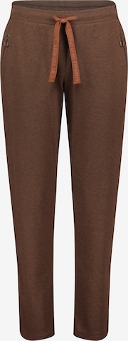 Betty & Co Tapered Broek in Bruin: voorkant