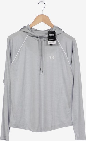 UNDER ARMOUR Sweatshirt & Zip-Up Hoodie in L in Grey: front
