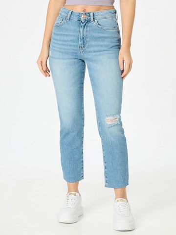 Coupe slim Jean 'Emily' ONLY en bleu : devant