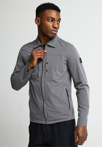 Felpa di Alessandro Zavetti in grigio: frontale