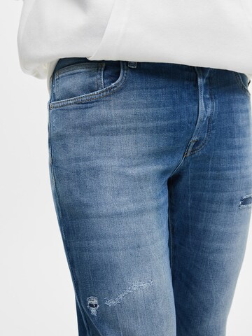 Pull&Bear Slimfit Jeans in Blauw