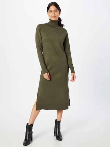 SAINT TROPEZ Knitted dress 'Mila' in Green