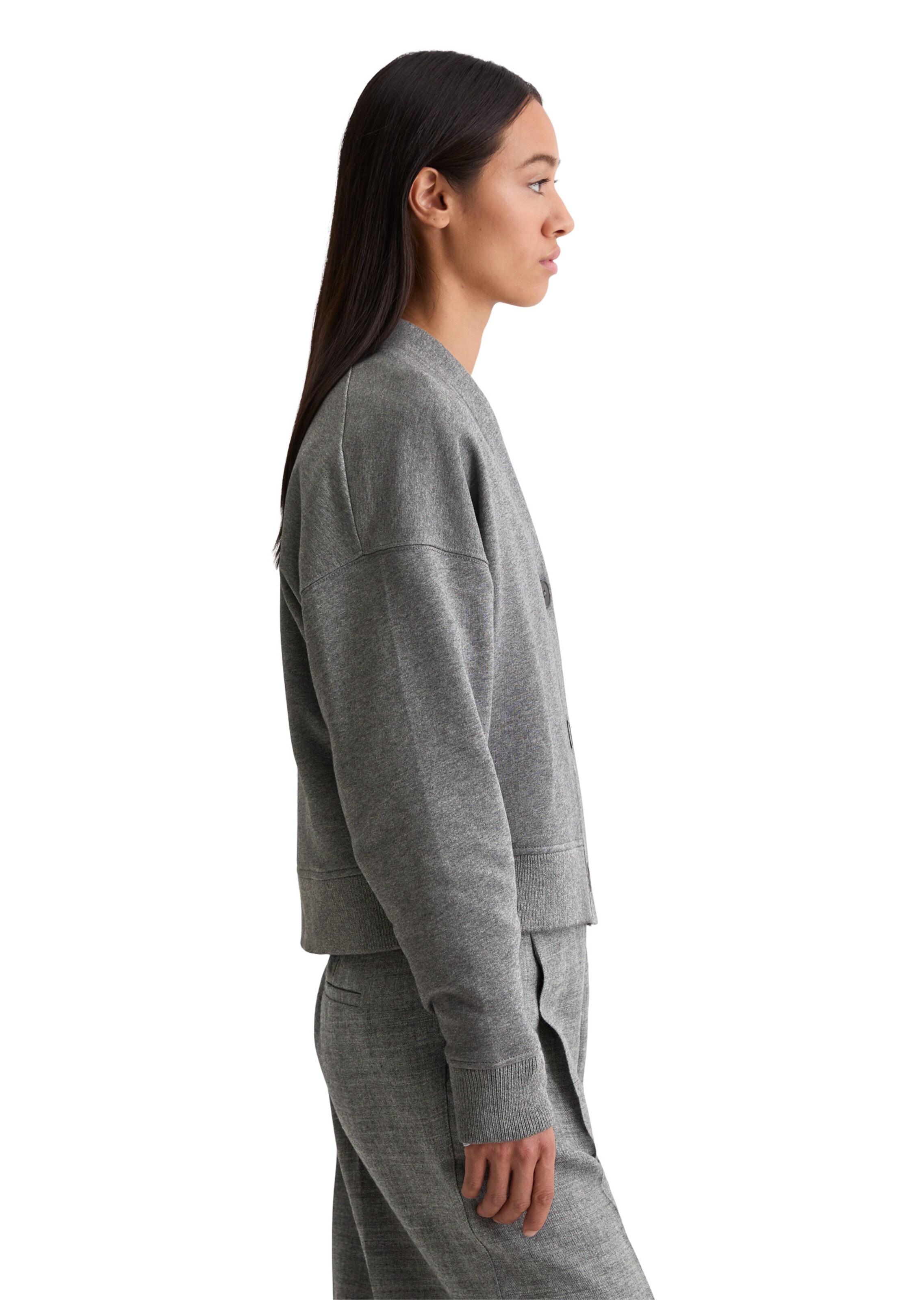 Marc O'Polo Sweatjacke in Grau