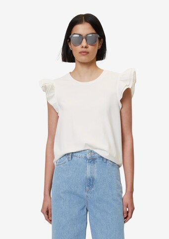 T-shirt Marc O'Polo DENIM en blanc : devant