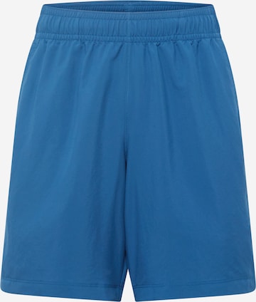 Pantaloni sport de la UNDER ARMOUR pe albastru: față