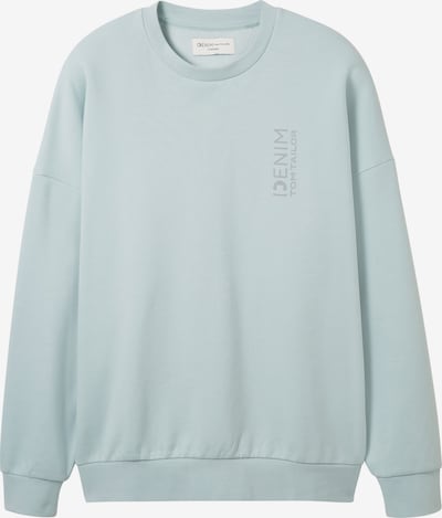 TOM TAILOR DENIM Sweat-shirt en bleu clair / gris, Vue avec produit