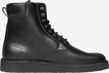 Henry Stevens Lace-Up Boots 'Barney PDB' in Black