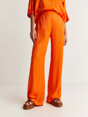 Scalpers Loosefit Kalhoty 'Jac Ton' – oranžová: přední strana