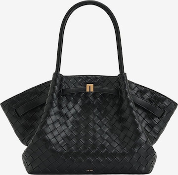 JW PEIShopper torba 'JW PEI Cabas Hana Large Tressé Black' - crna boja: prednji dio