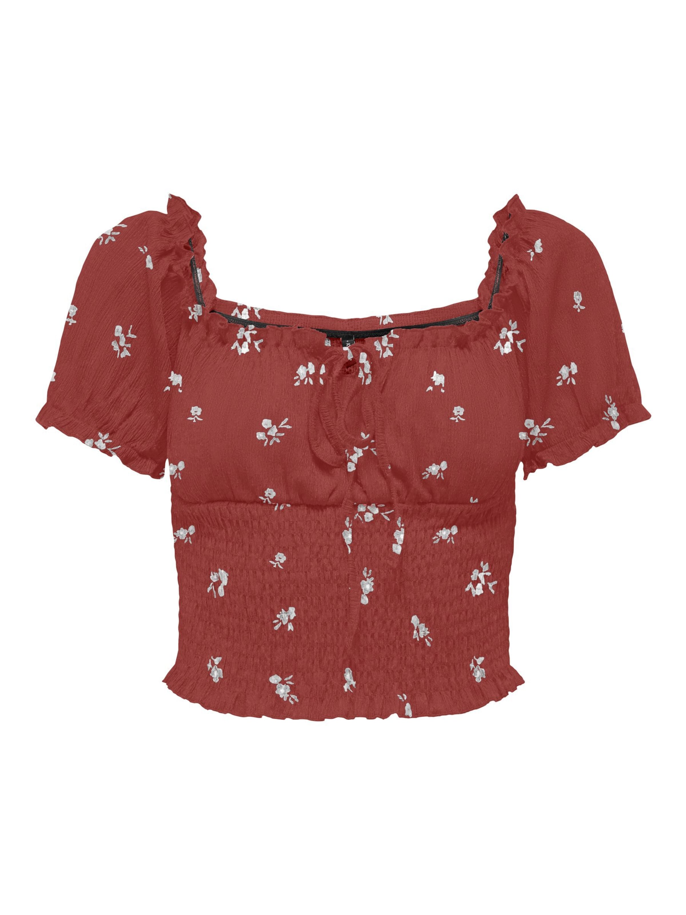 Chemisier 'ONLHillary' ONLY en rouge : devant