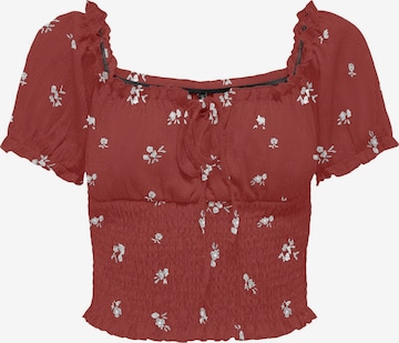 Chemisier 'ONLHillary' ONLY en rouge : devant