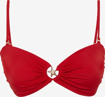 raudona Trendyol Bikinio viršutinė dalis: priekis
