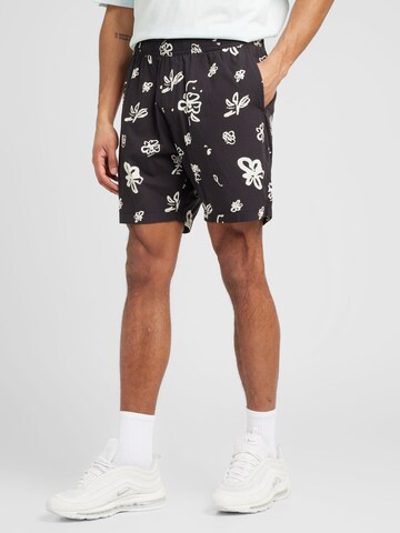 SELECTED Regular Broek 'AIR' in Zwart: voorkant