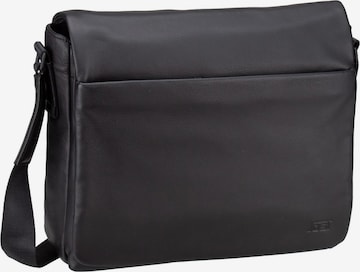 JOST Schultertasche' Tromsoe ' in Schwarz: Vorderseite
