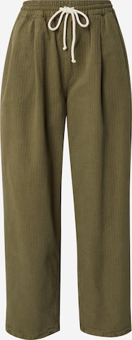 AMERICAN VINTAGELoosefit Hlače - zelena boja: prednji dio