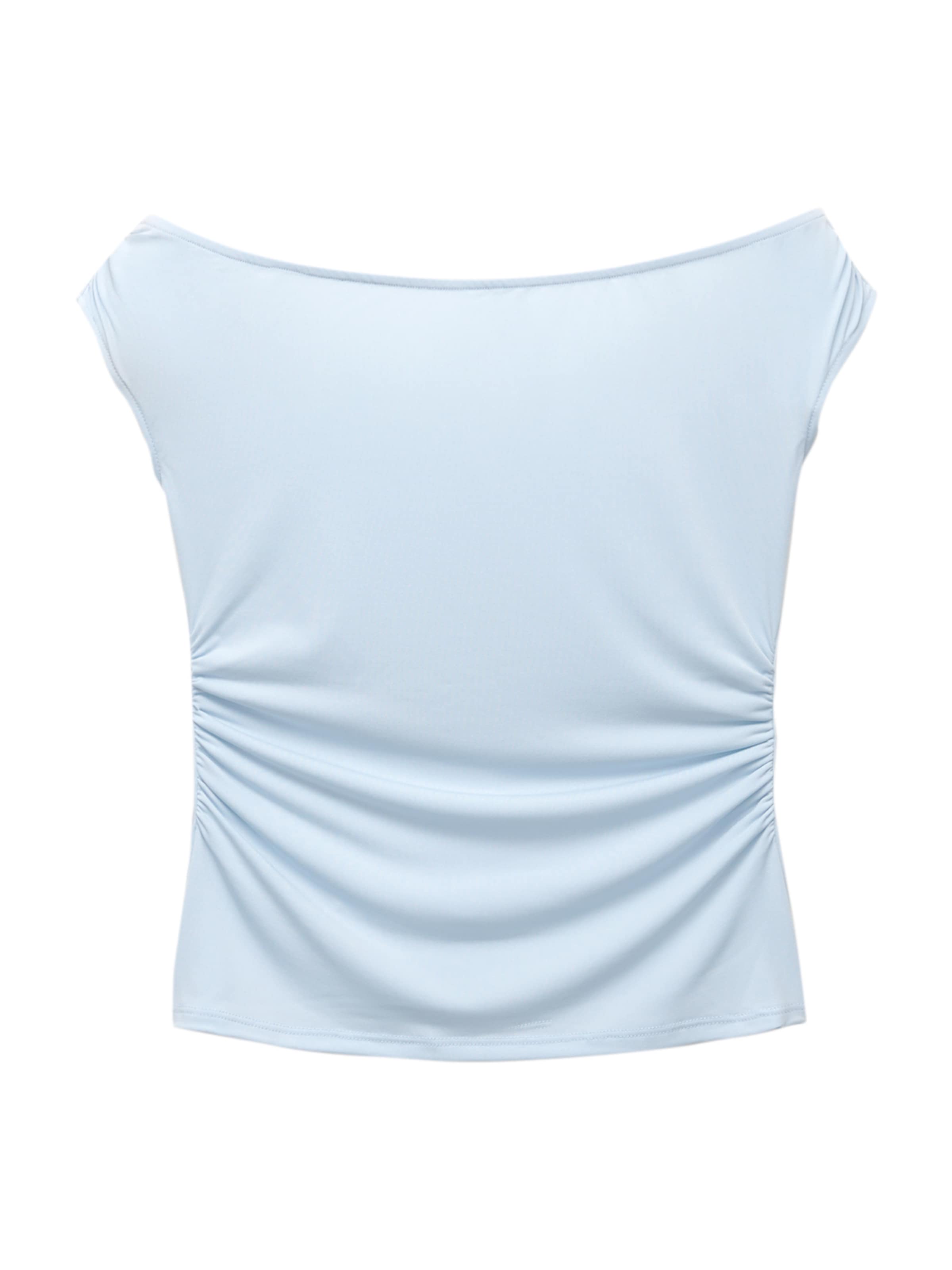 Pull&Bear Top - Modrá: predná strana