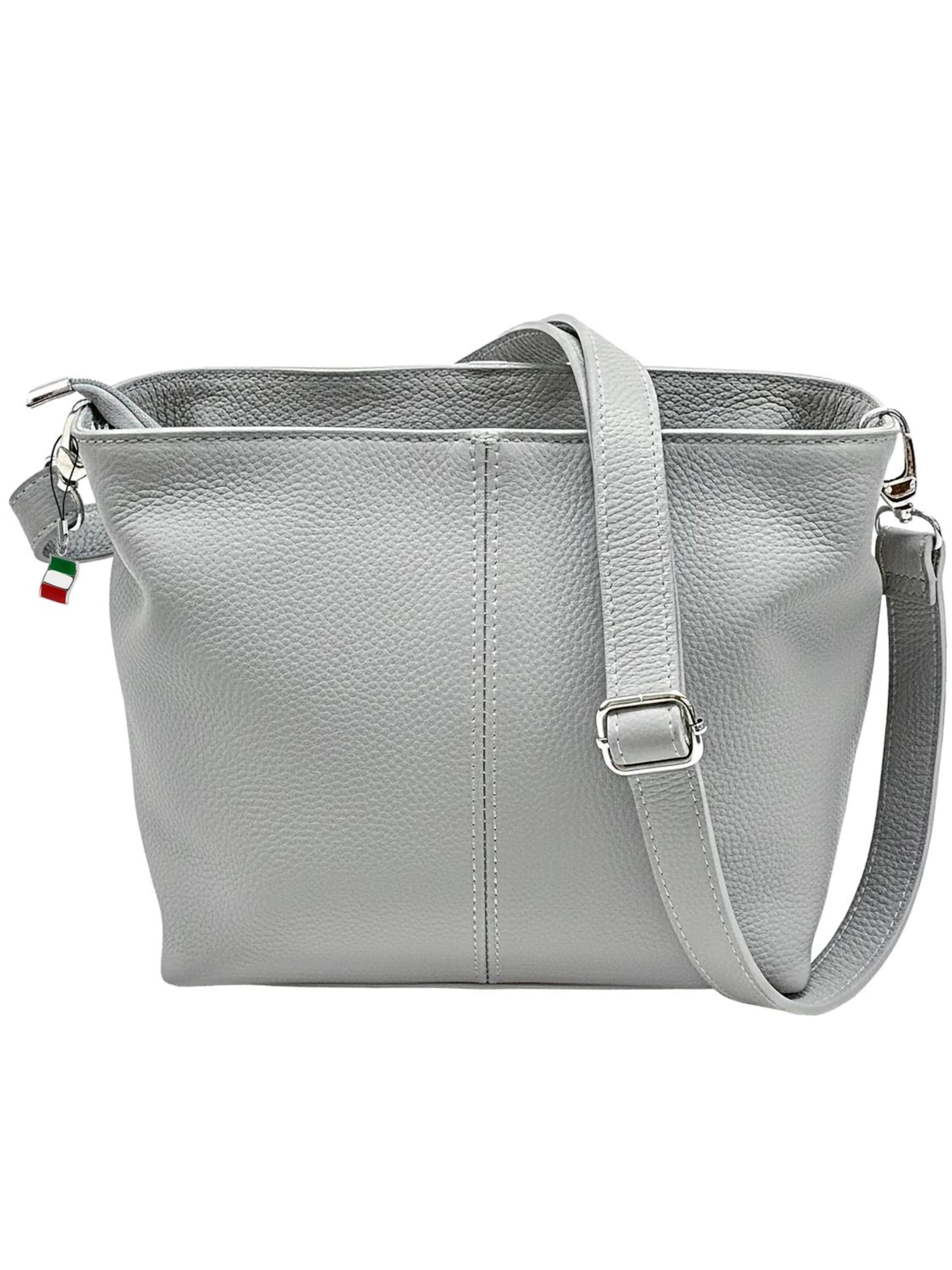 Florence Shoulder Bag in Grey: front