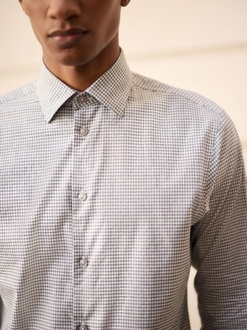 Slim fit Camicia di Next in grigio