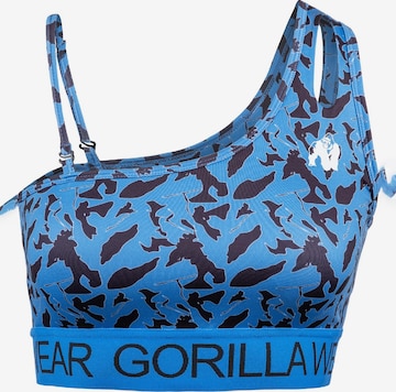 Reggiseno 'Osseo' di Gorilla Wear in blu: frontale