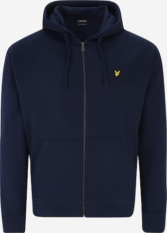 Lyle & Scott Big&Tall Sweatjacke in Blau: predná strana