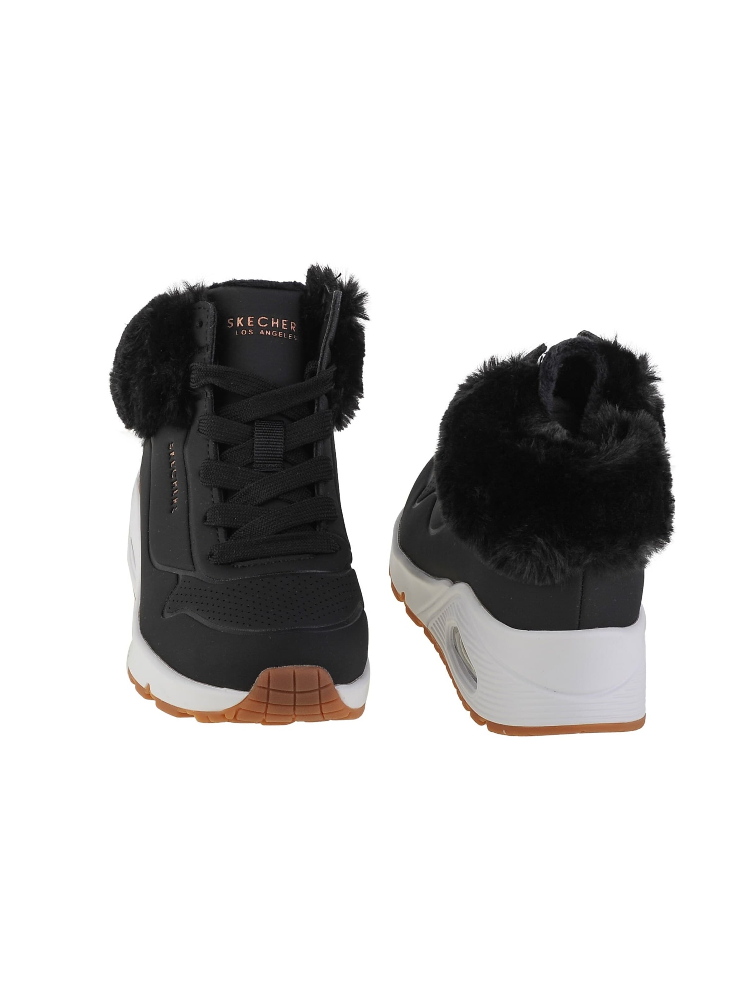 SKECHERS Sneakers 'Uno - Fall Air' in Zwart