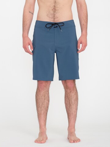 Boardshorts 'LIDO SOLID MOD 20 ' Volcom en bleu : devant