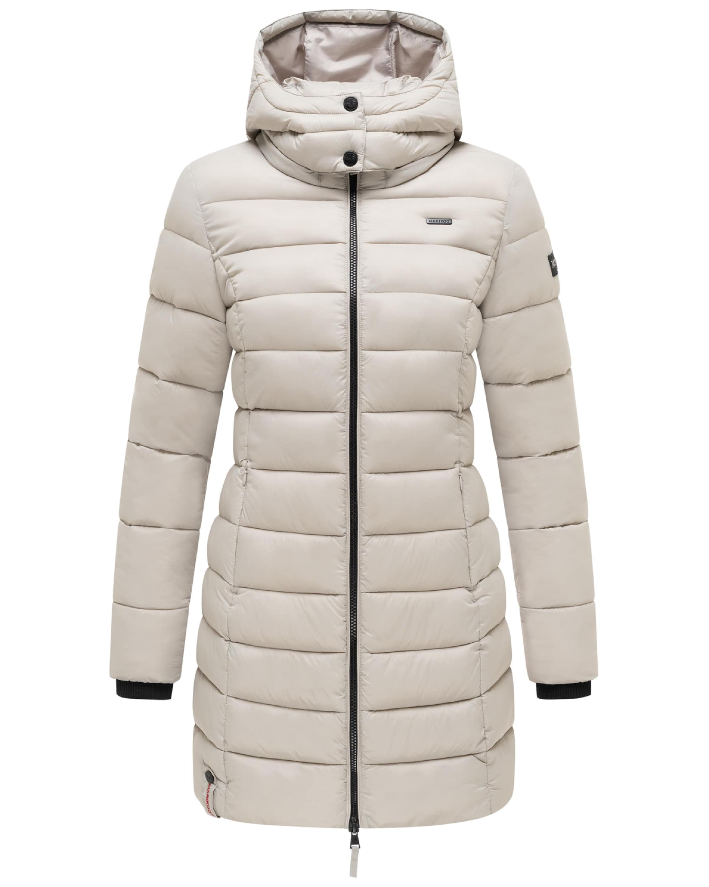 Cappotto invernale 'Abendsternchen' di MARIKOO in bianco: frontale