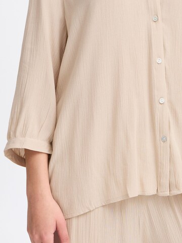 ICHI Bluse 'Marrakech' in Beige