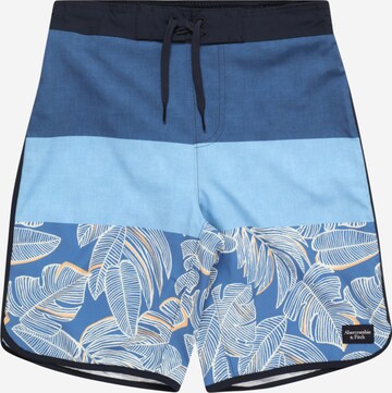 Abercrombie & Fitch Zwemshorts in Blauw: voorkant