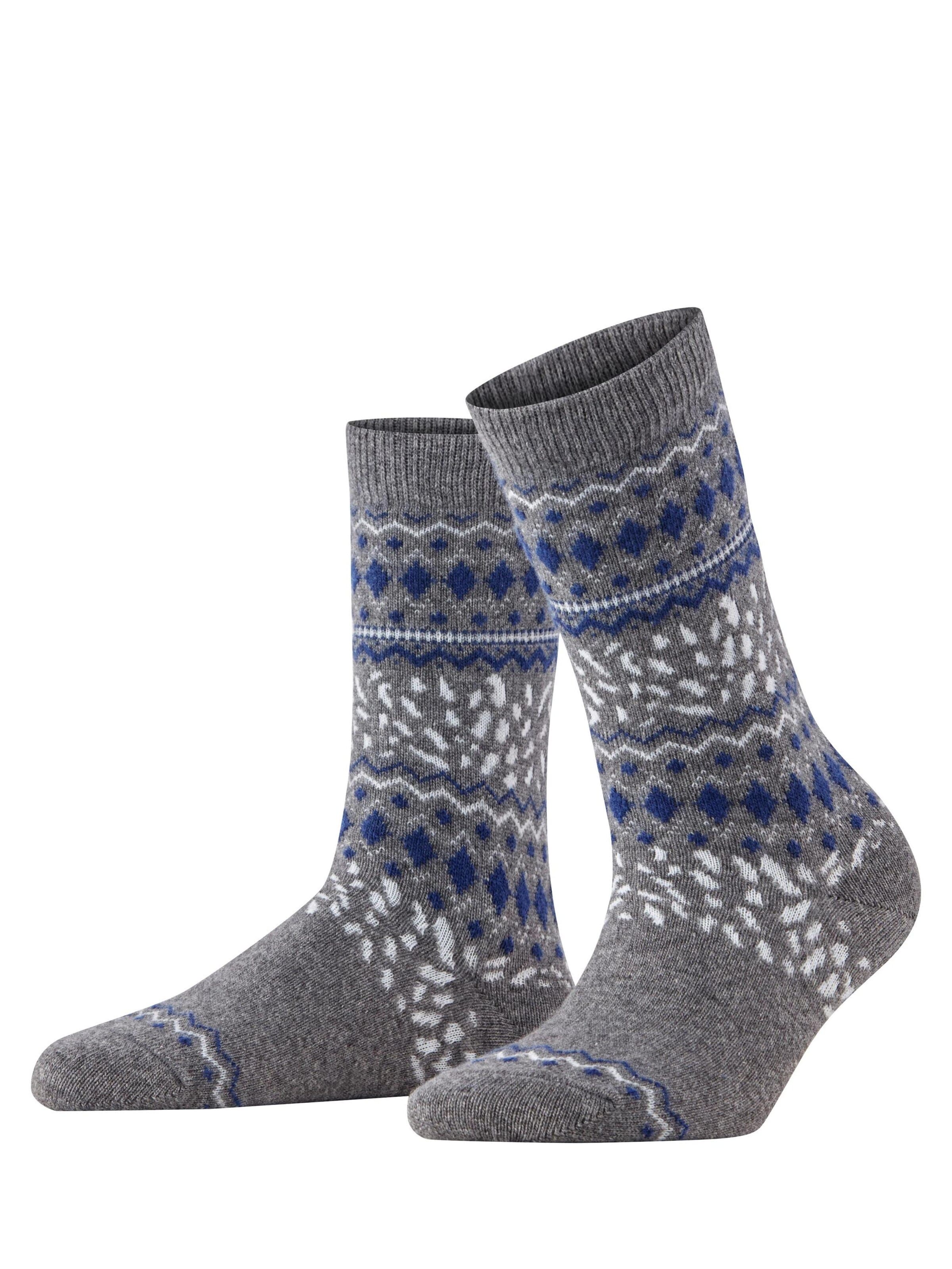 FALKE Socken 'Cosy Wool Special Edition'‌‌ in Grau: Vorderseite