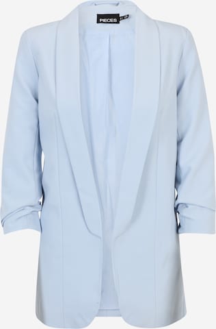 Pieces Tall Blazer 'PCBOSELLA' in Blue: front