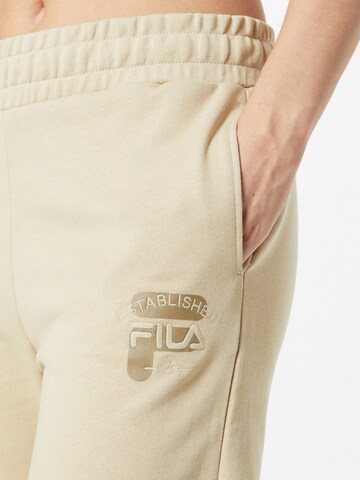 FILA Tapered Trousers 'BAULER' in Beige