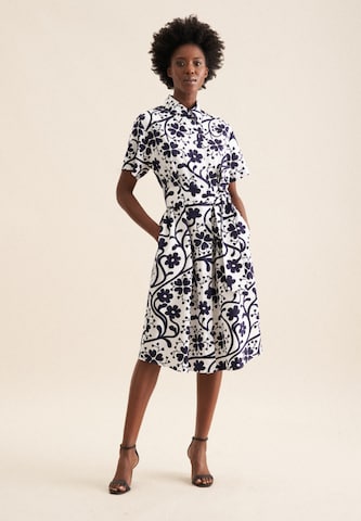 SEIDENSTICKER Shirt dress 'Schwarze Rose' in Blue: front