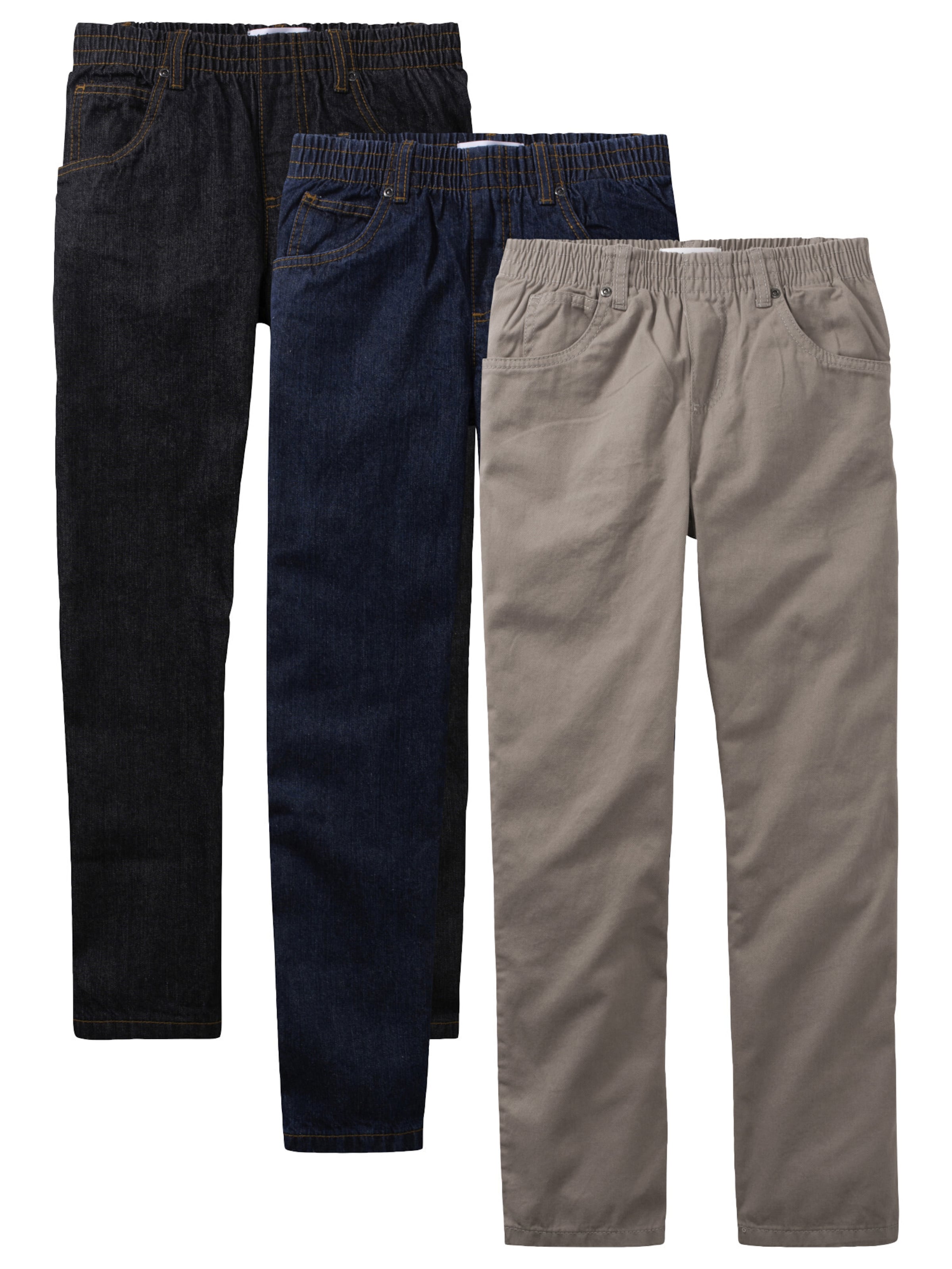 bonprix Regular Schlupfhose in Blau: Vorderseite