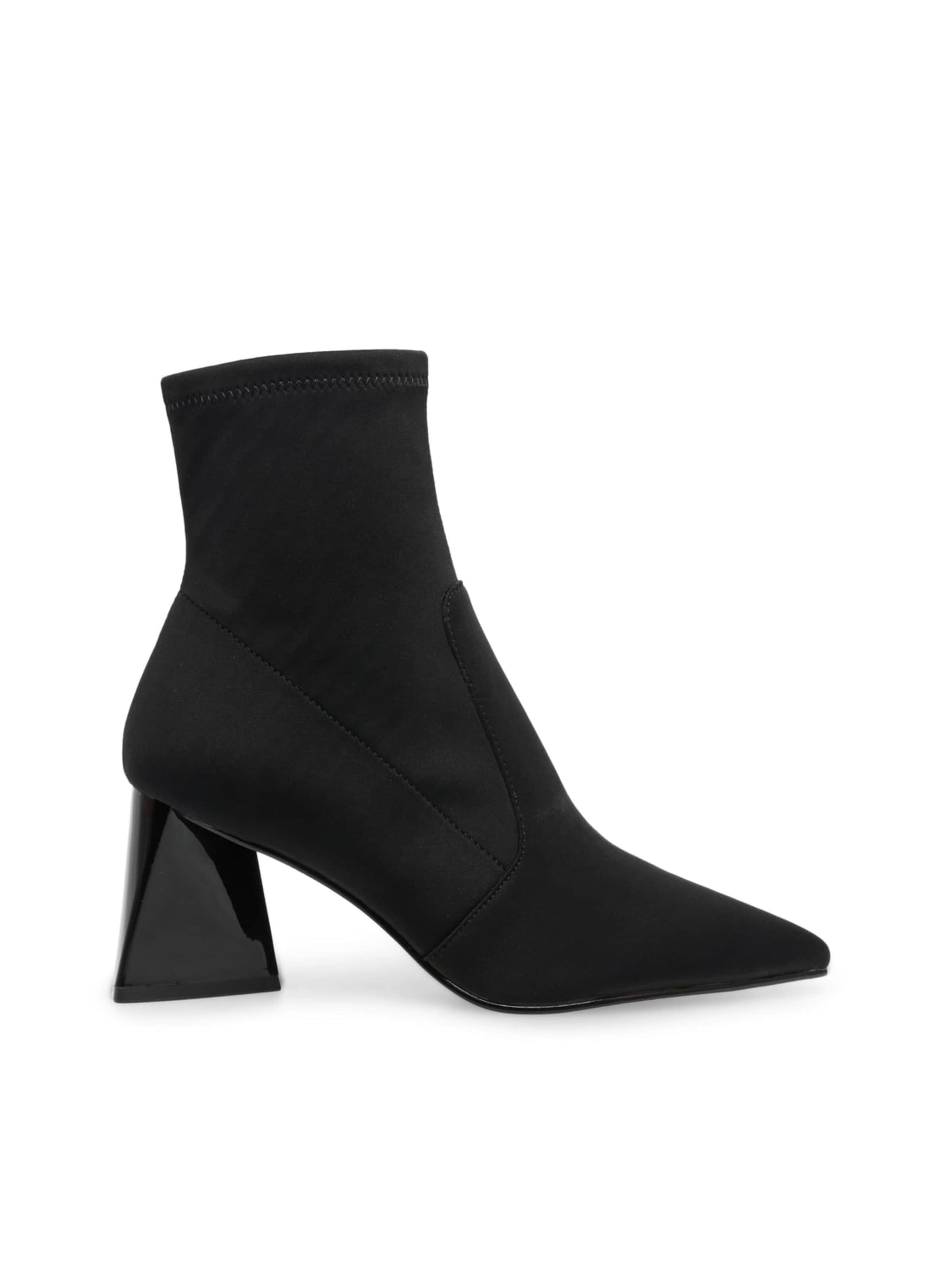 Bottes 'ENLIST BLACK FABRIC' STEVE MADDEN en noir : devant