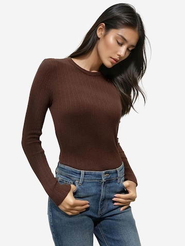 Hiccup Pullover in Braun